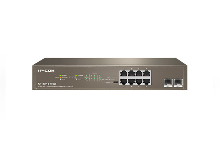 IP-COM 8 PORT POE SWITCH UNMANGED
